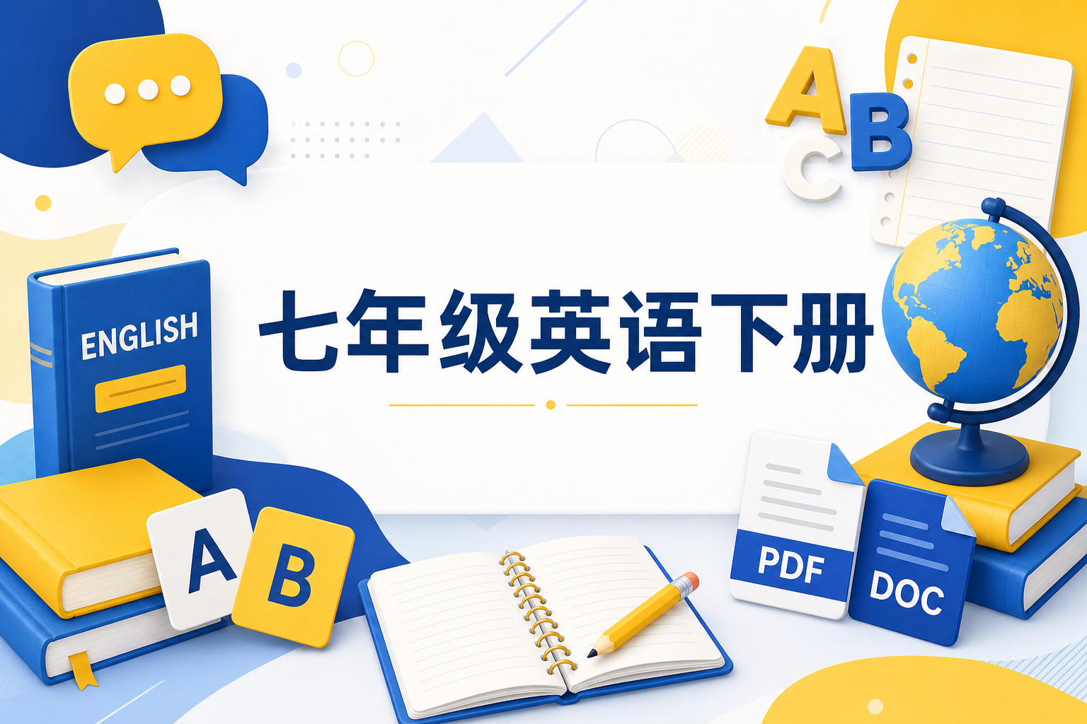 七年级英语PDF/DOC学习资料下载，知识点总结与复习练习合集